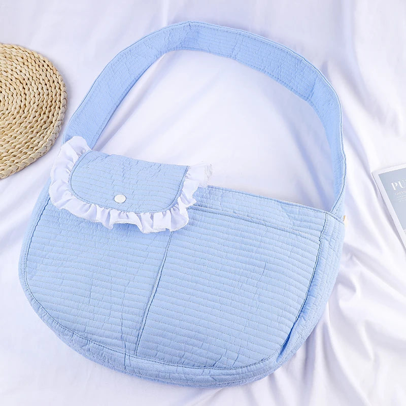 Handgemachte Hundetasche: Atmungsaktive Leinwand-Sling für Kätzchen und kleine Hunde - Animalivo