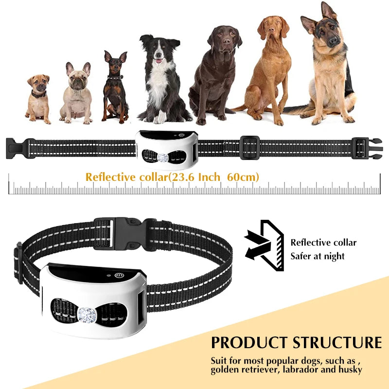 2-in-1 kabelloses elektronisches Hundezaunsystem und ferngesteuertes Trainingshalsband, Beep-Stoß-Vibration und Haustierunterhaltung für Welpen aller Größen - Animalivo