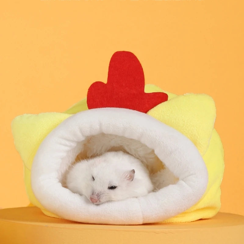 Warmes Winter-Haustiernest für Hamster, Meerschweinchen & Igel - Animalivo