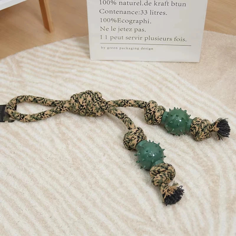 Interaktives Hundespielzeug: Langlebiges Kauspielzeug & Seilspielzeug zur Zahnreinigung - Animalivo