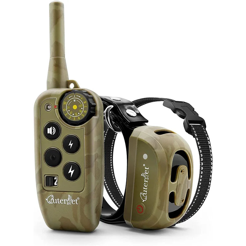 Trainingshalsband für Hunde, Fernbedienung, wasserdicht, wiederaufladbar, für Haustiere, Bellenstopper, Abwehrsteuerung für Hunde, Trainingshalsband - Animalivo