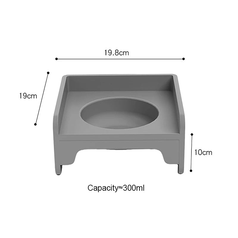 Stabiler Katzen-Napfhalter (Anti-Kipp) - Animalivo
