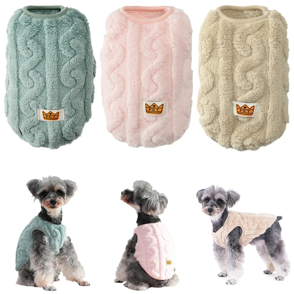 Weiches Fleece-Sweatshirt für Kleine Hunde & Katzen (Herbst/Winter) - Animalivo