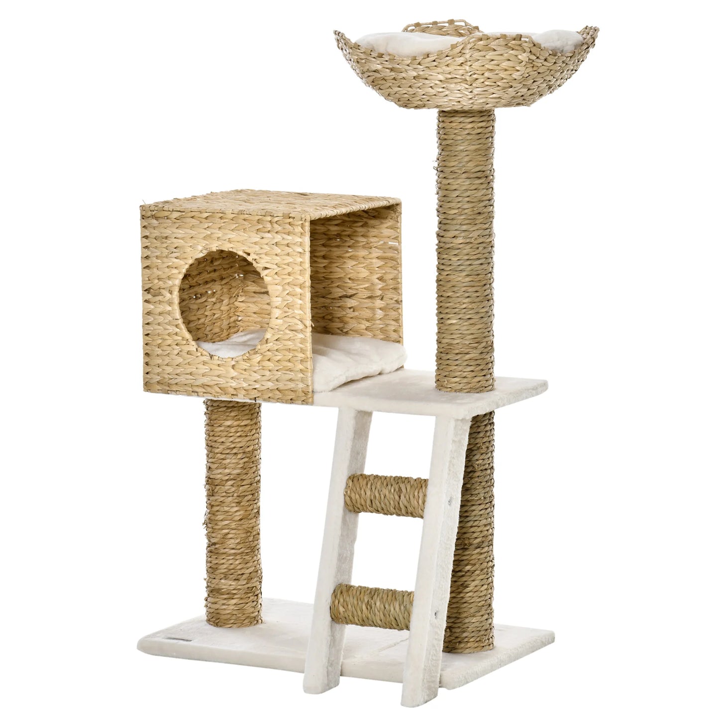 Pawhut Kratzbaum für mittlere Katzen, 100,5 cm hoch