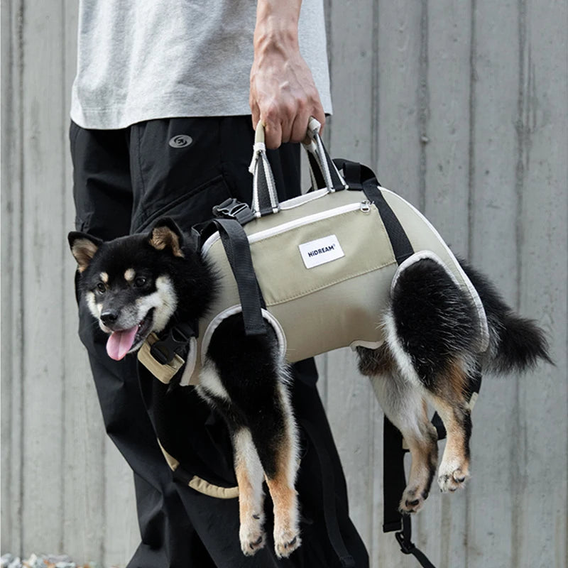 Echtes Leder Hundegeschirr (Genietet) – Langlebige Trainingsweste für Mittelgroße & Große Hunde - Animalivo