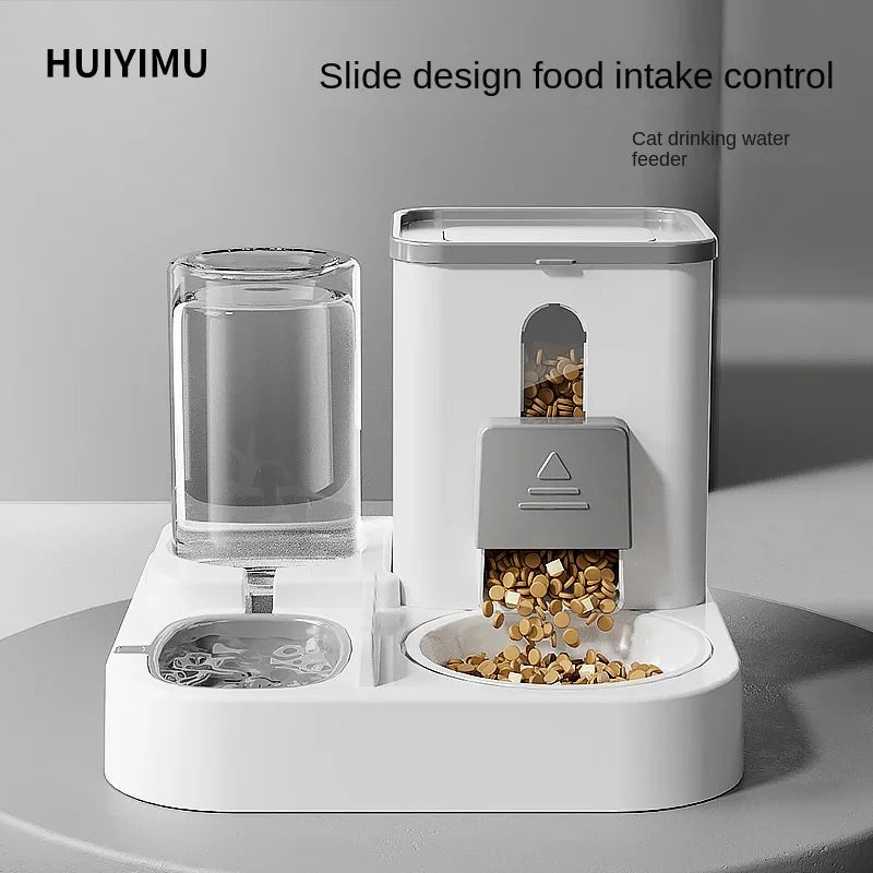 Automatischer 2-in-1 Futterspender & Trinkbrunnen - Animalivo