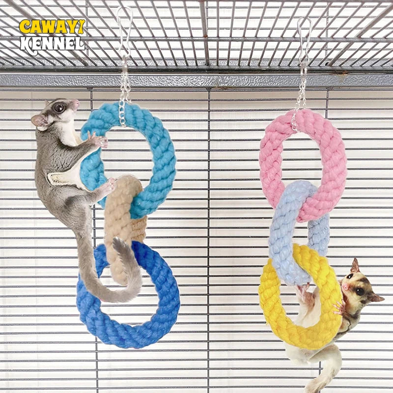Hängendes Kletterseil  für Hamster, Sugar Glider & Vögel - Animalivo