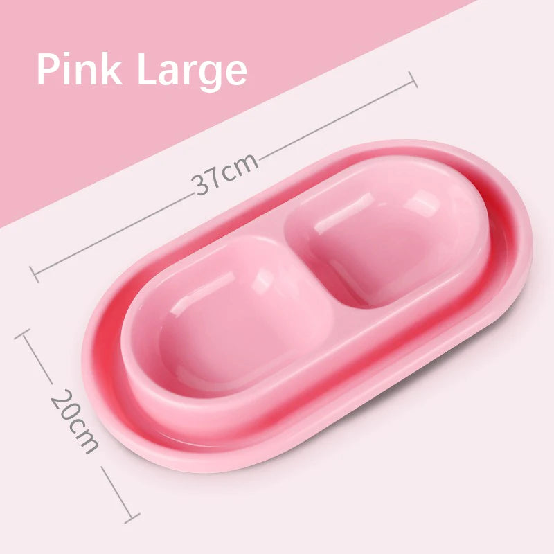 Doppelter Outdoor-Futternapf (Robust & Wetterfest) - Animalivo