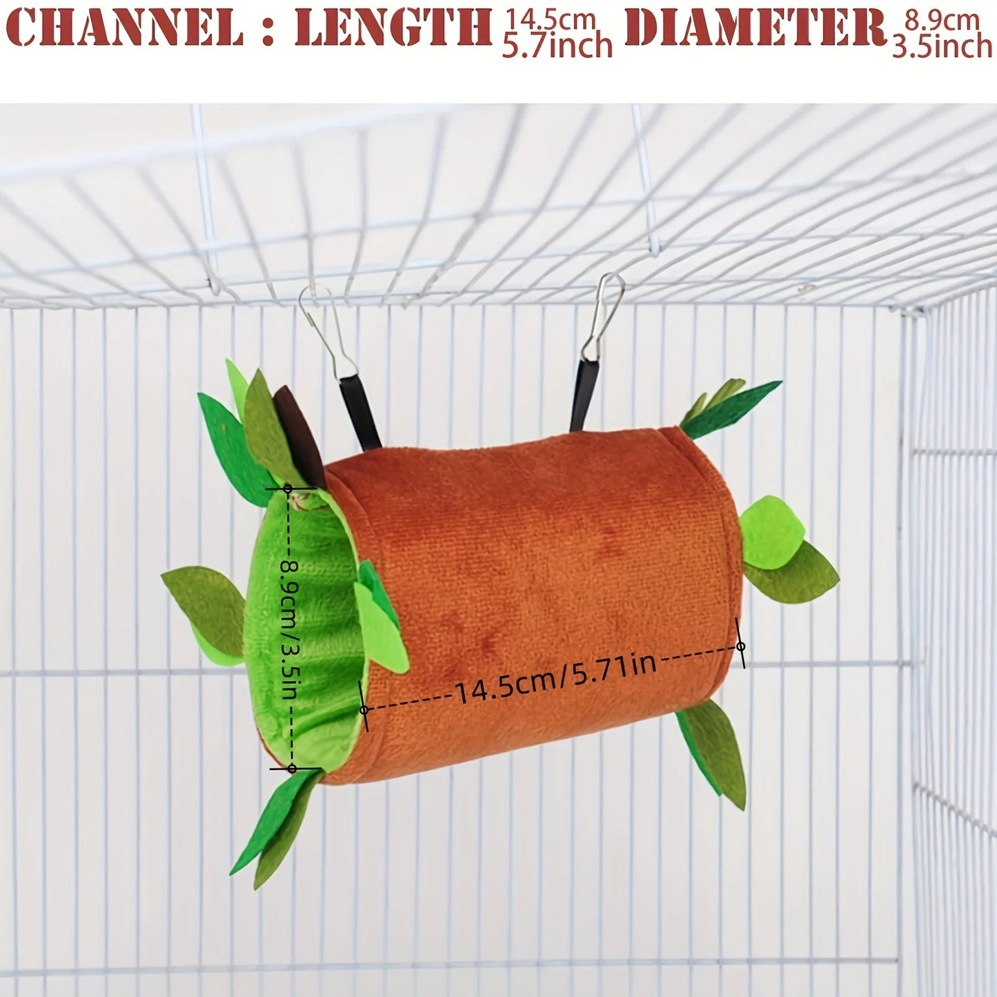 5-teiliges Plüsch-Hängematten-Set für Kleintiere - Animalivo