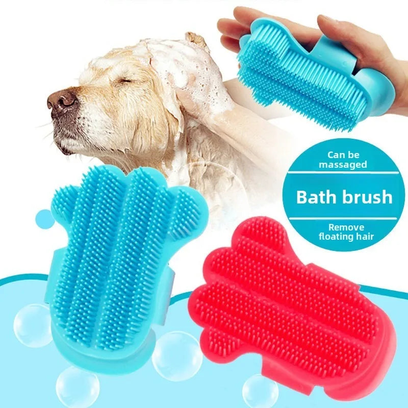 Silikon-Massage-Handschuh: Effektive Fellpflege, Enthaarung & Bad-Bürste für Hunde & Katzen - Animalivo