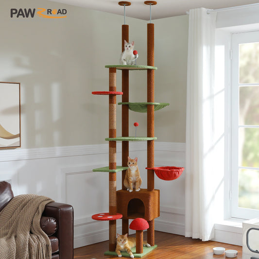 Verstellbarer Kratzbaum Boden bis zur Decke (230-252 cm)