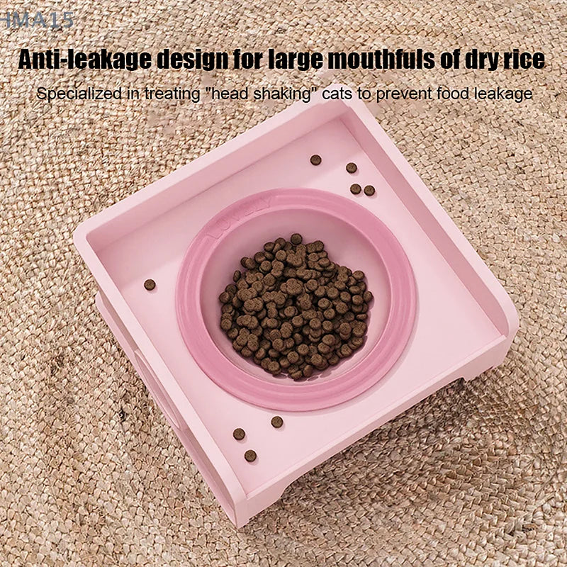 Stabiler Katzen-Napfhalter (Anti-Kipp) - Animalivo