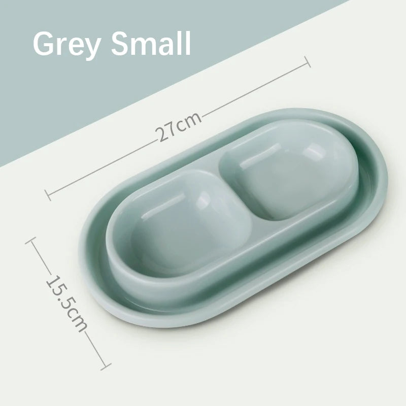 Doppelter Outdoor-Futternapf (Robust & Wetterfest) - Animalivo