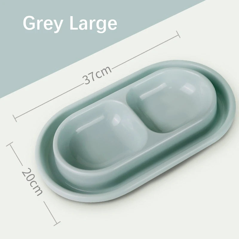 Doppelter Outdoor-Futternapf (Robust & Wetterfest) - Animalivo