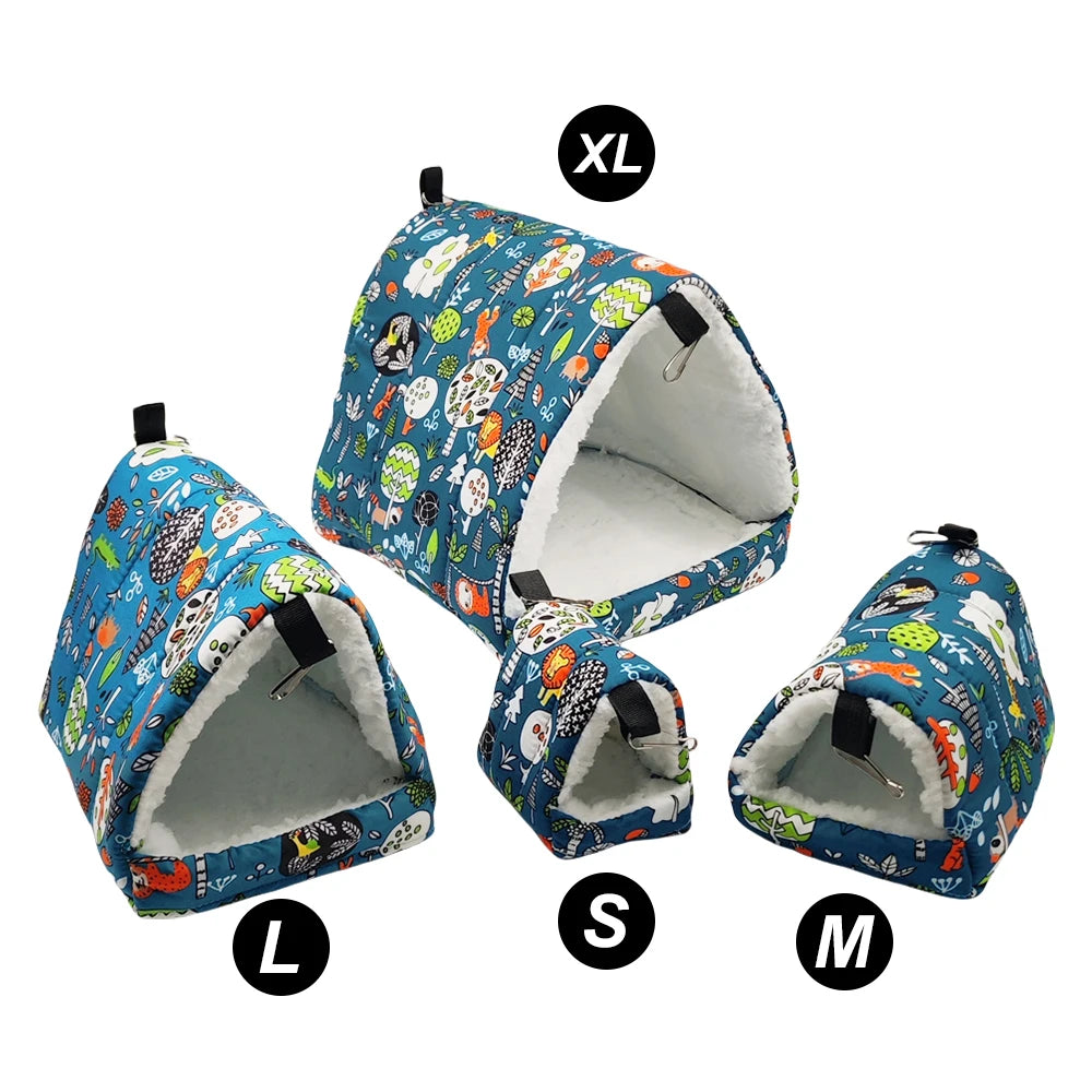 Warmes Hänge-Nest (Bett) für Kleintiere & Vögel - Animalivo