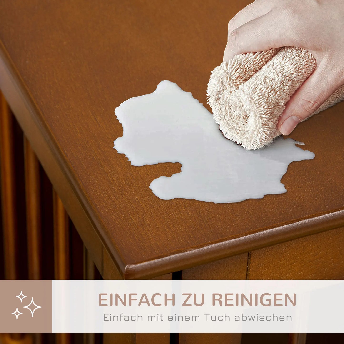 PawHut Hundekäfig, Haustierkäfig, Hundehütte für mittelgroße Hunde, Hundebox Indoor, Tierkäfig mit abschließbarer Tür