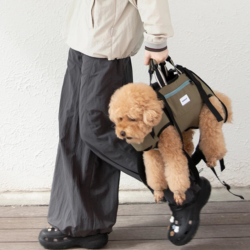 Echtes Leder Hundegeschirr (Genietet) – Langlebige Trainingsweste für Mittelgroße & Große Hunde - Animalivo