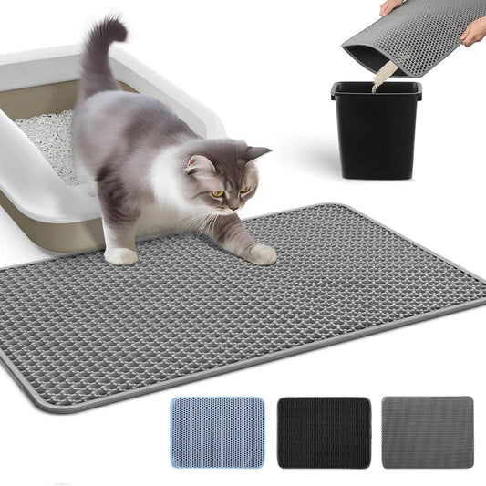 Doppelschichtige Katzenstreu-Matte