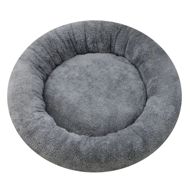 Rundes Haustiernest aus Arktis-Flanell - Animalivo