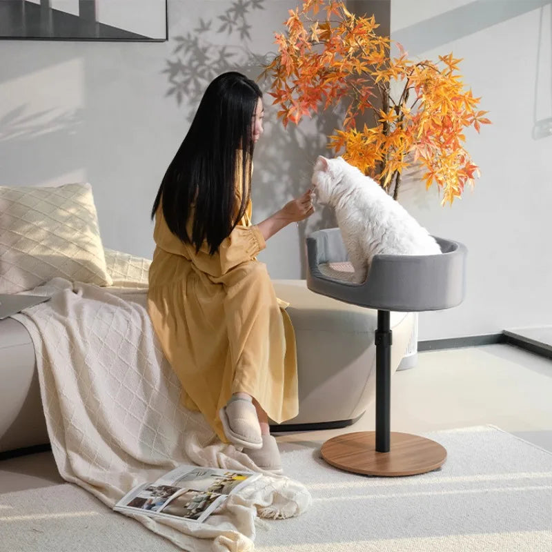 Katzenbetten und Möbel, warm, bequem, stabil, Katzenzubehör, Katzenschlafnest 360° ° Rotation Cats Pet Products Supplies - Animalivo