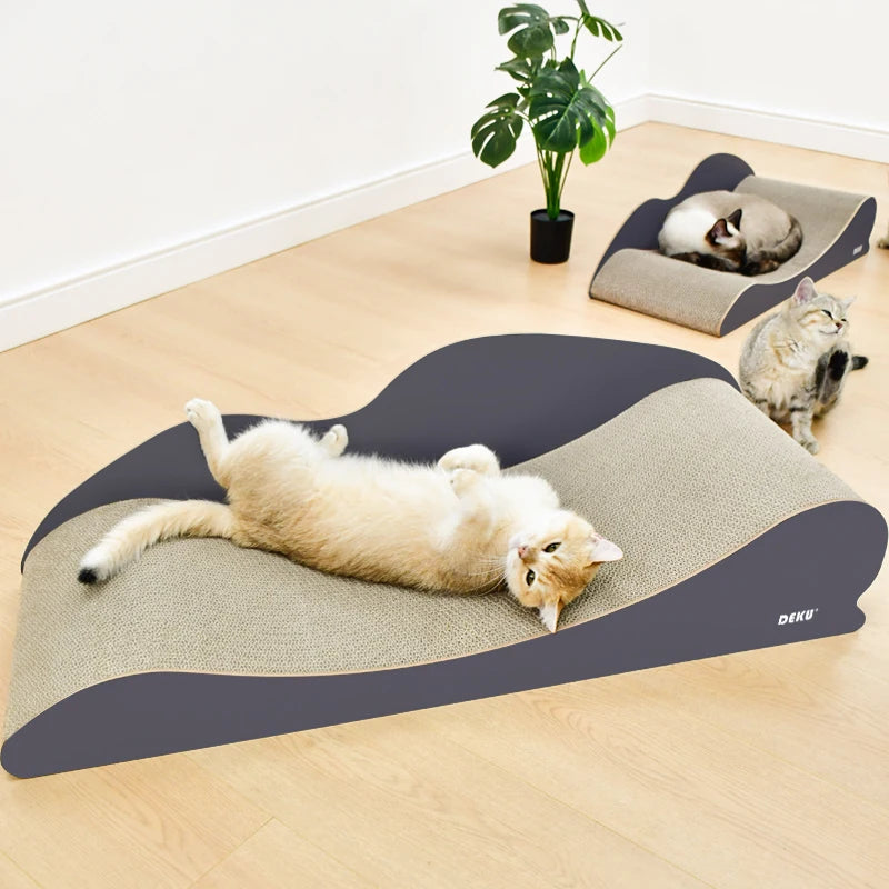Große Katzenkratz-Couch aus Pappe