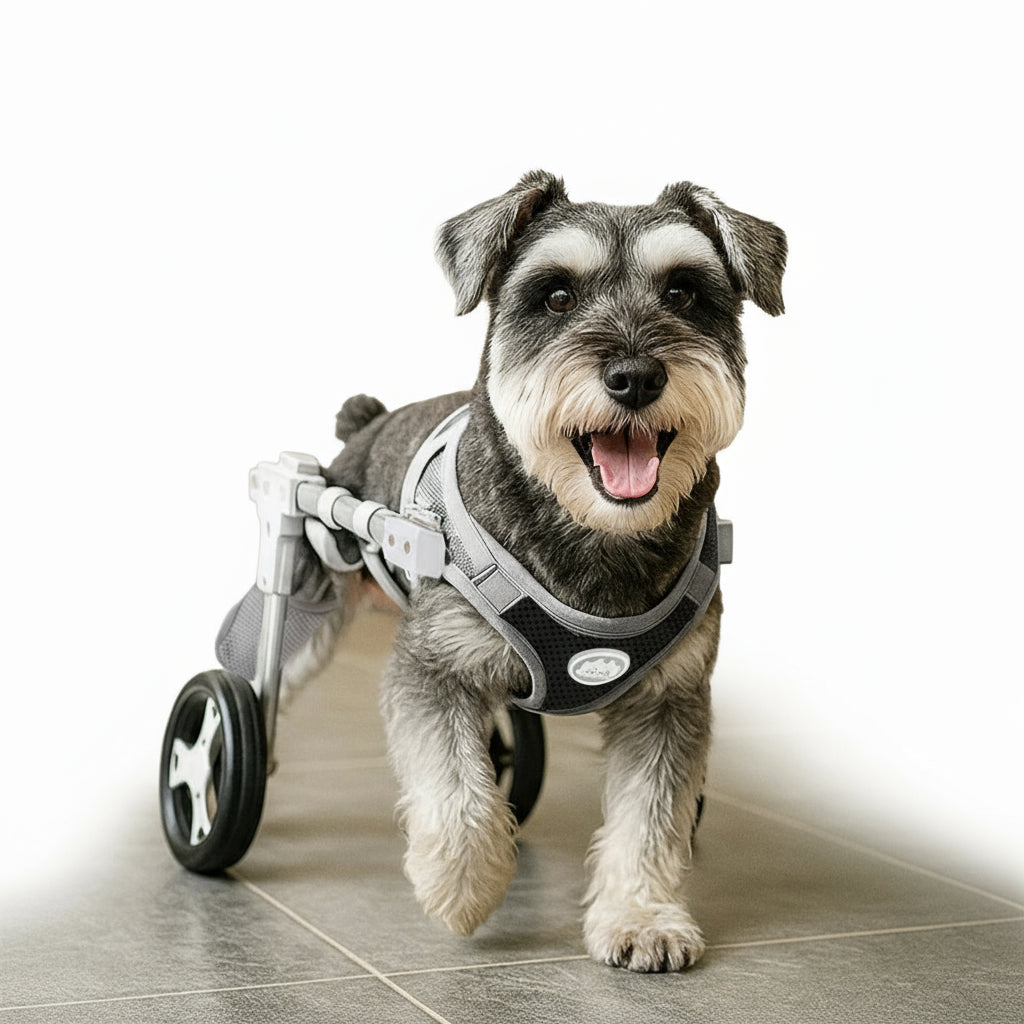 Kleiner Hund Rollstuhl für Hinterbeine (Lähmung & Rehabilitation)