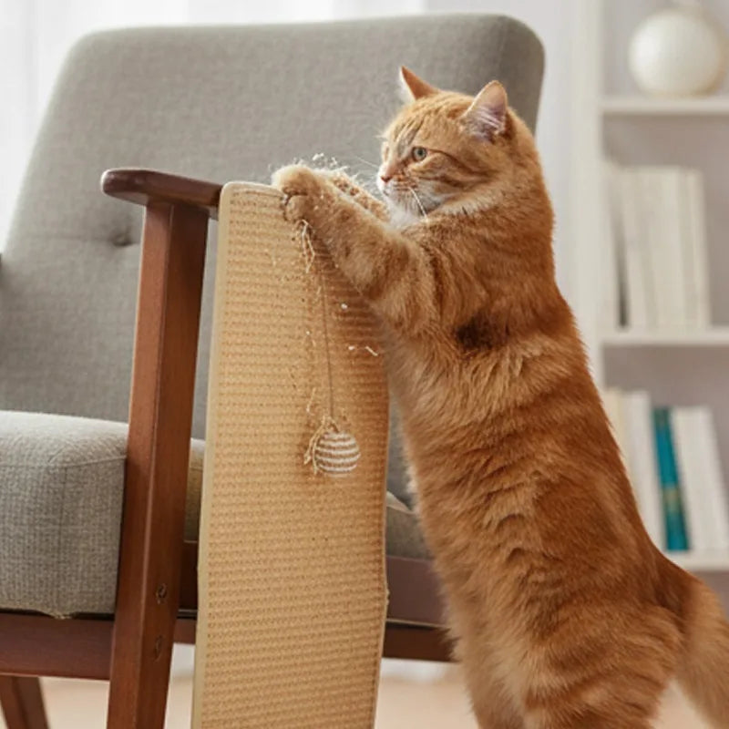 Wandmontiertes Sisal-Kratzbrett für Katzen
