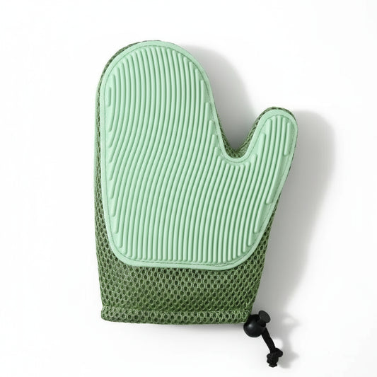 Hunde-Salon-Handschuh: Doppelseitiger Haarentferner, Massagegerät & stressfreie Pflege - Animalivo