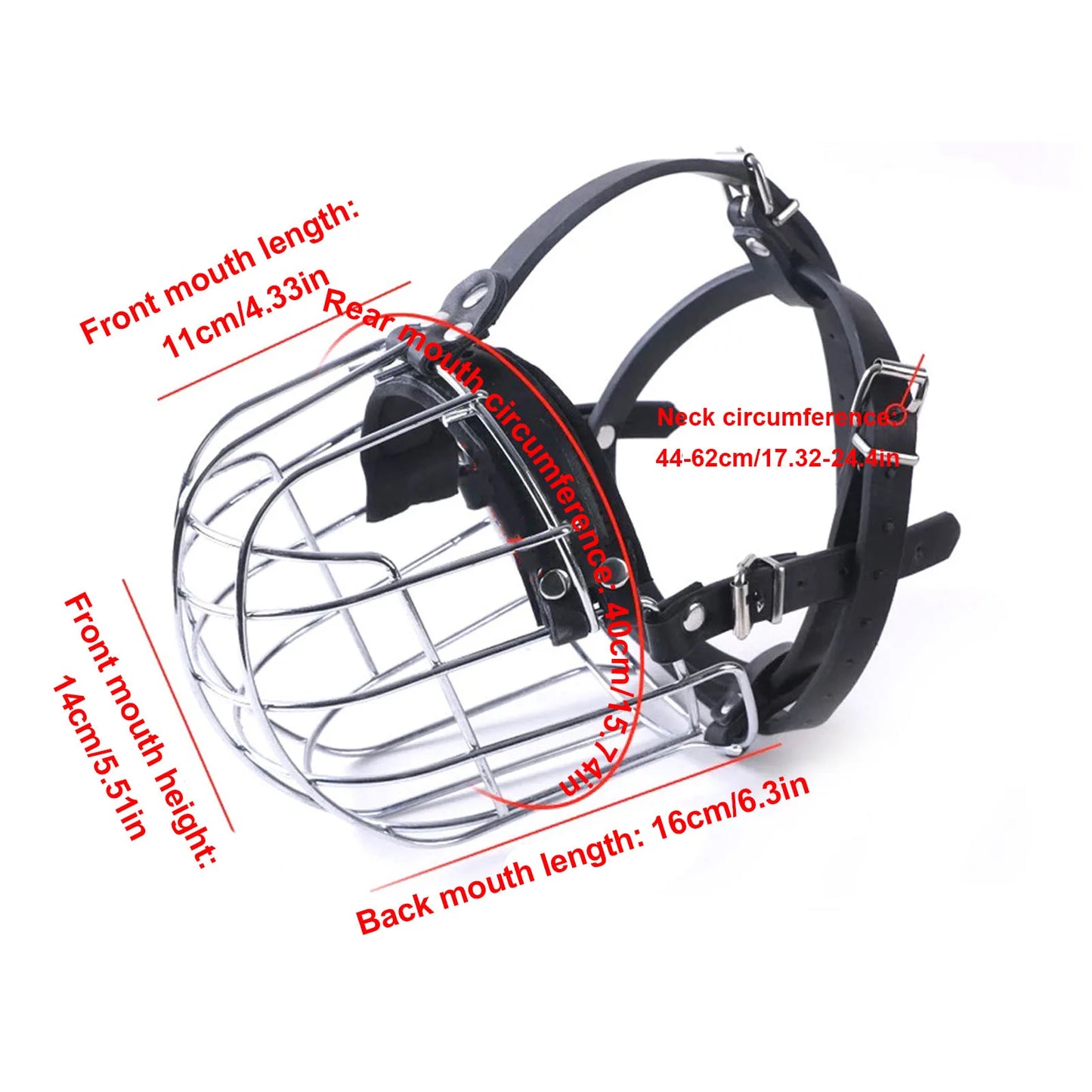 Stabiler Korb-Hundemaulkorb (Atmungsaktiv & Langlebig) - Animalivo