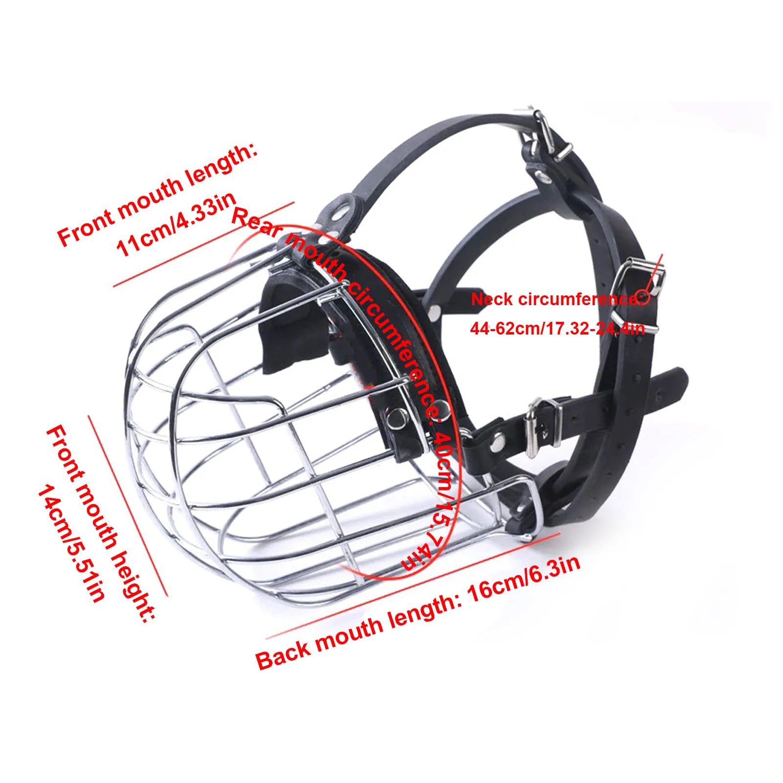 Stabiler Korb-Hundemaulkorb (Atmungsaktiv & Langlebig) - Animalivo