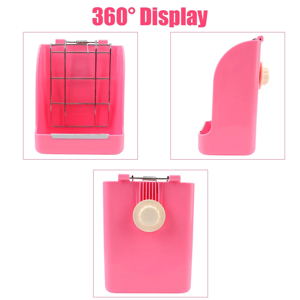 Feder-Heuraufe / Gras-Rack für Kaninchen & Meerschweinchen - Animalivo