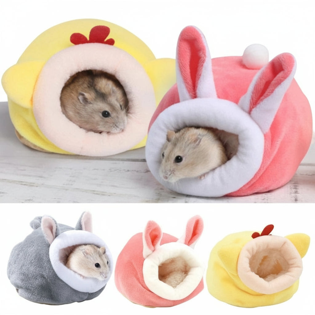 Warmes Winter-Haustiernest für Hamster, Meerschweinchen & Igel - Animalivo