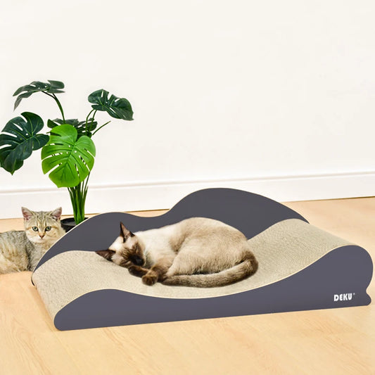 Große Katzenkratz-Couch aus Pappe