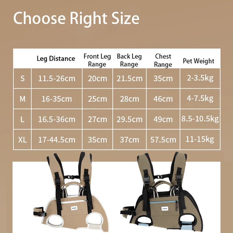 Echtes Leder Hundegeschirr (Genietet) – Langlebige Trainingsweste für Mittelgroße & Große Hunde - Animalivo