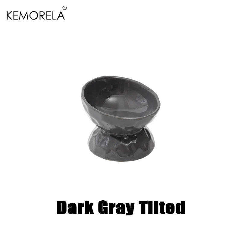 Erhöhter Keramik-Napf für Katzen & Welpen (Geneigt) - Animalivo