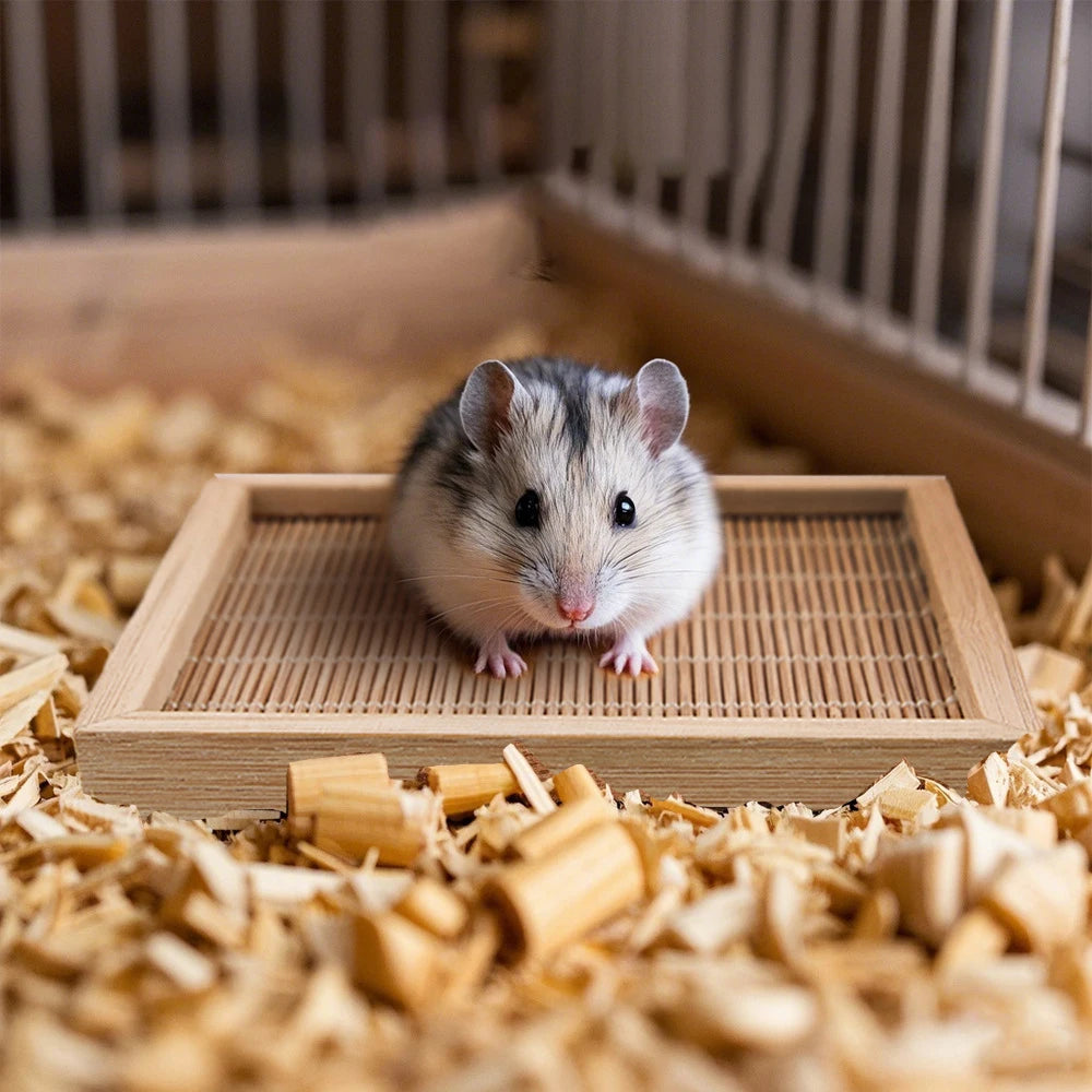 Holz-Kühlpad für Hamster, Meerschweinchen & Chinchilla - Animalivo