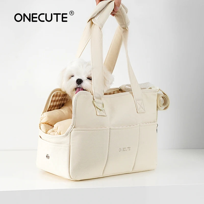 Tragbare Hundetasche: Schulter-Handtasche für kleine Hunde, Chihuahua & Yorkshire - Animalivo