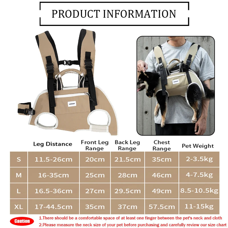 Echtes Leder Hundegeschirr (Genietet) – Langlebige Trainingsweste für Mittelgroße & Große Hunde - Animalivo