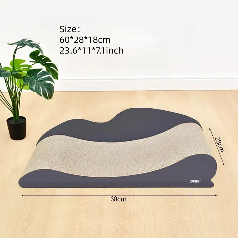 Große Katzenkratz-Couch aus Pappe