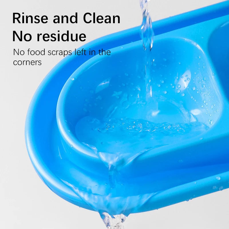 Doppelter Outdoor-Futternapf (Robust & Wetterfest) - Animalivo