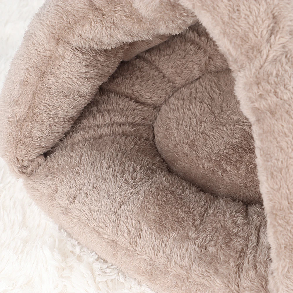 Weiches Warmes Winter-Katzenbett (Nest/Höhle) - Animalivo