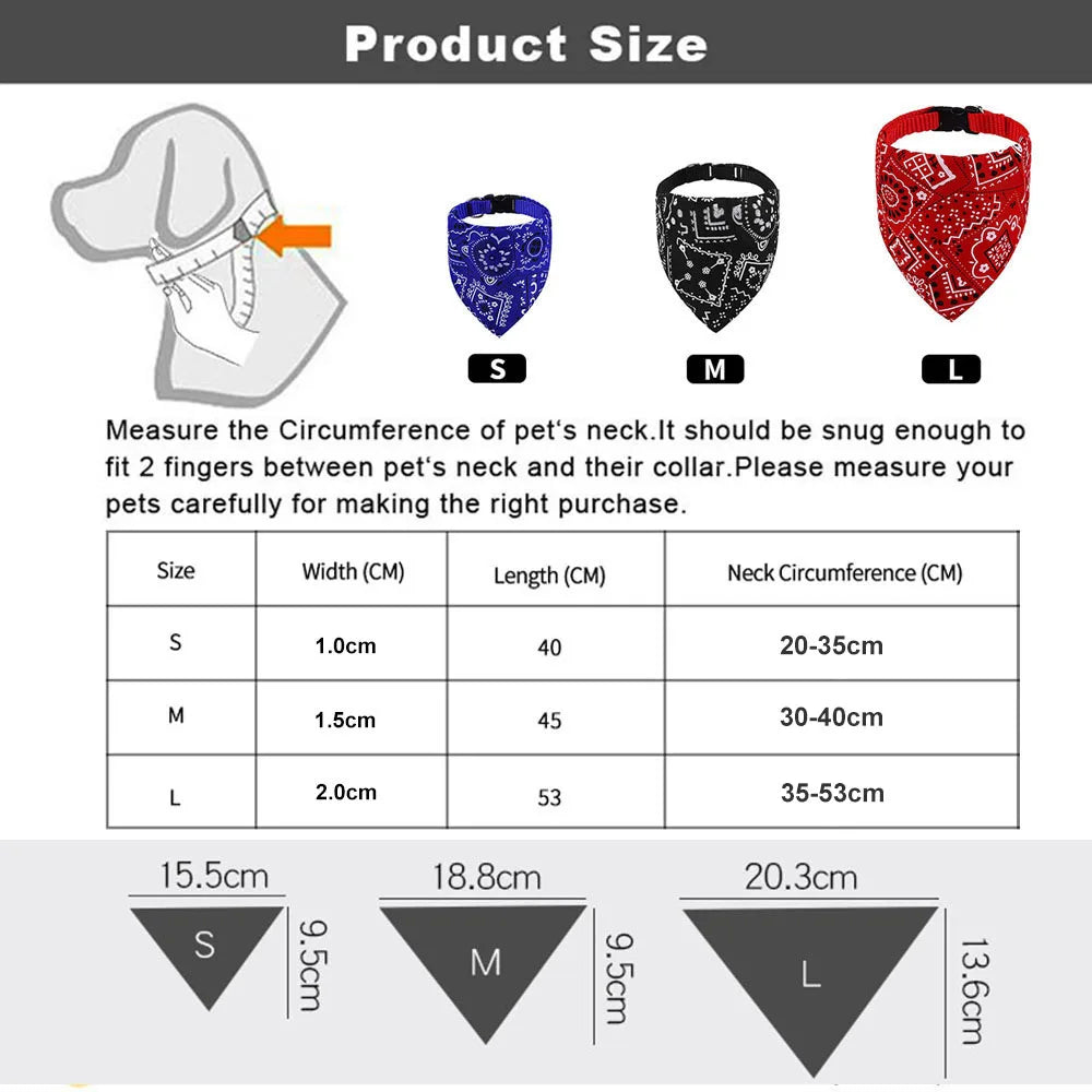 Verstellbares Hunde-Bandana-Halsband - Animalivo