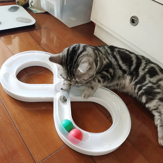 Katzen Spielzeug Set mit Plattenspieler & Teaser