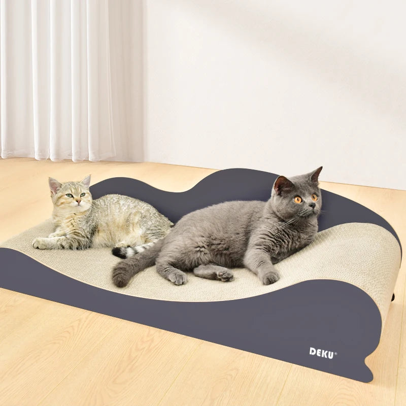 Große Katzenkratz-Couch aus Pappe