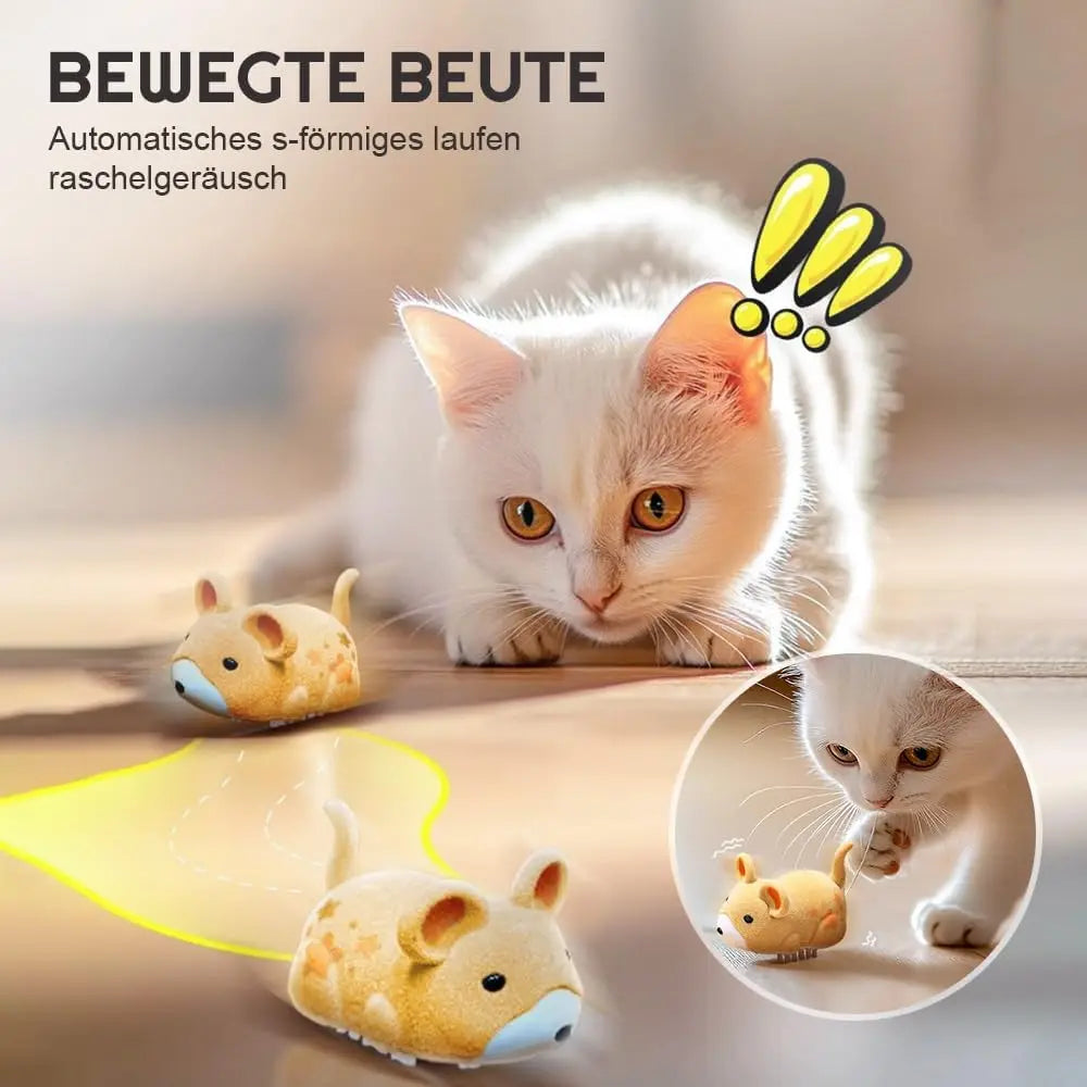 Interaktives Katzenspielzeug – Selbstbewegende Maus - Animalivo