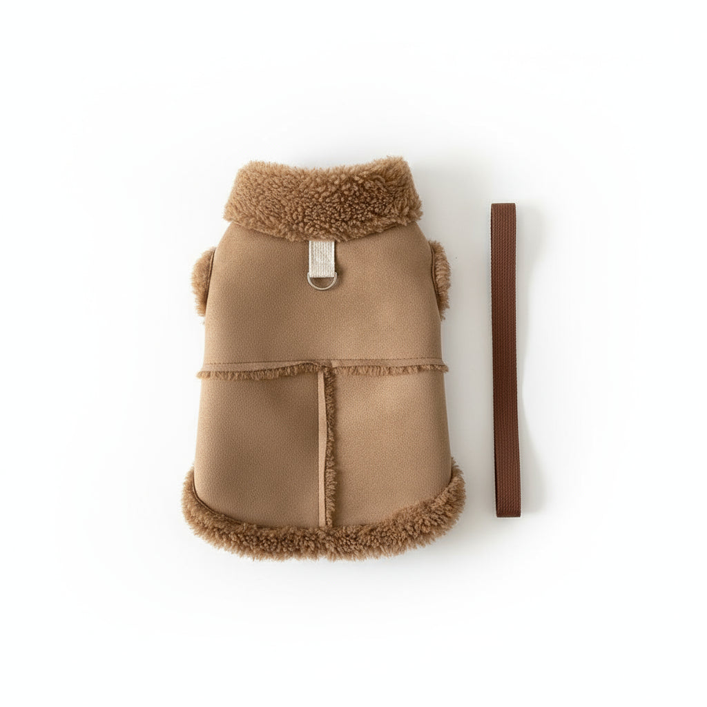 Klassische Fleece-Hundeweste mit Traktion - Animalivo