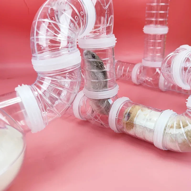 Hamster Tunnel-Set – Externes Labyrinth & Pipeline - Animalivo