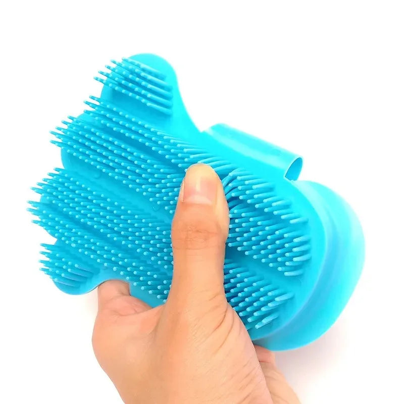 Silikon-Massage-Handschuh: Effektive Fellpflege, Enthaarung & Bad-Bürste für Hunde & Katzen - Animalivo