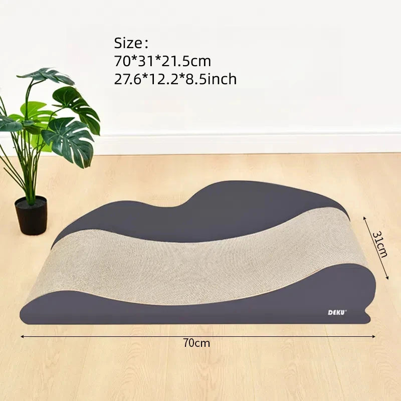Große Katzenkratz-Couch aus Pappe