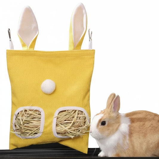 Hängende Heutasche / Futterbeutel für Nager & Kaninchen - Animalivo